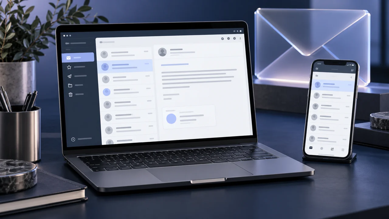 Business email — Design concepts · Illustrative visuals